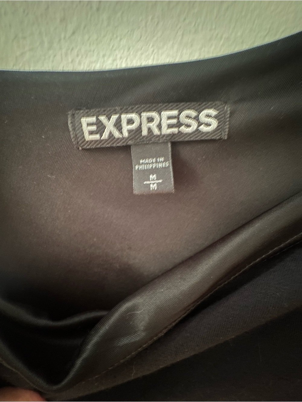 Express Black One-Shoulder Ruffle Dress - Picture 2 of 7